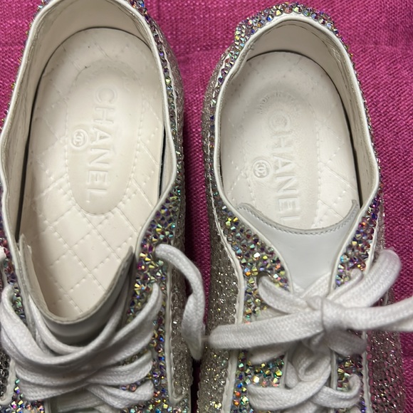 ❤️ AUTHENTIC CUSTOM CHANEL CHANEL SNEAKER - Picture 14 of 14
